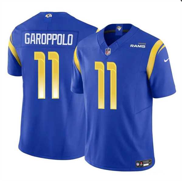 Youth Los Angeles Rams #11 Jimmy Garoppolo Blue 2024 F.U.S.E. Vapor Untouchable Stitched Jersey Dzhi->youth nfl jersey->Youth Jersey